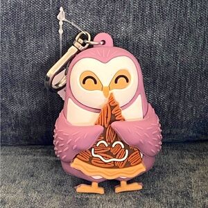 🥧 Bath & Body Works Purple Owl Eating Pecan Pie Pocketbac Holder Sold Out BNWT 🥧